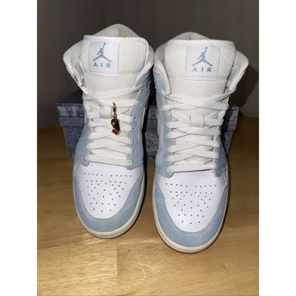 Size 9 Women’s - Air Jordan 1 Mid Denim W OG BOX